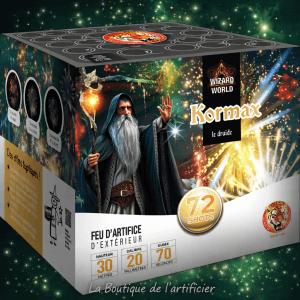 P162118 - Compact KORMAX – 72 Shots Effets Kamuro et Bouquets Scintillants