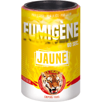 P166024 - Fumigène Jaune en Pot 60 Secondes – Fumée Jaune Intense au Sol