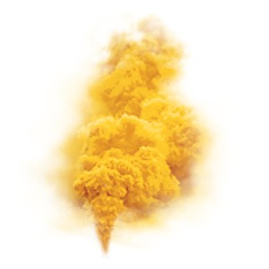 P166024 - Fumigène Jaune en Pot 60 Secondes – Fumée Jaune Intense au Sol