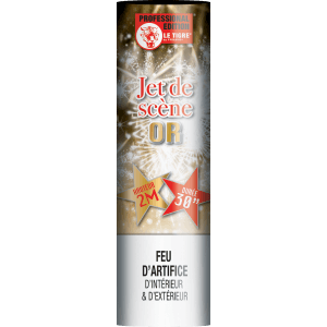 P166129 - Jet de Scène Or 2 Mètres 30 Secondes – Fontaine Scénique Effet Spectaculaire