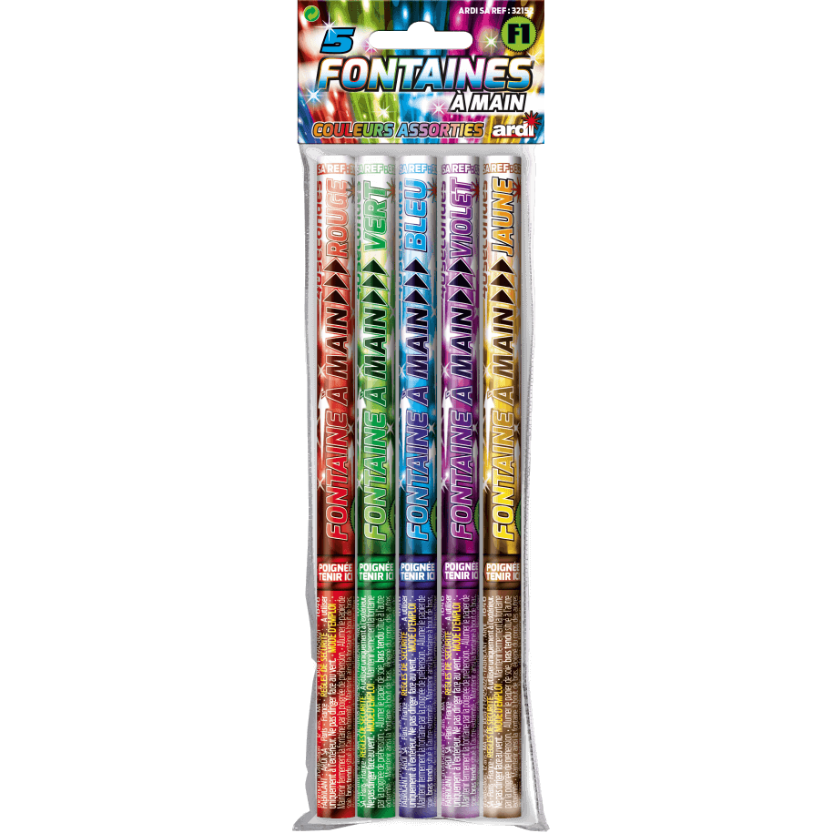 32152 - 5 FONTAINES À MAIN ASSORTIES