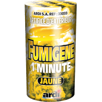 33033 - POTS FUMIGÈNE 1MN JAUNE