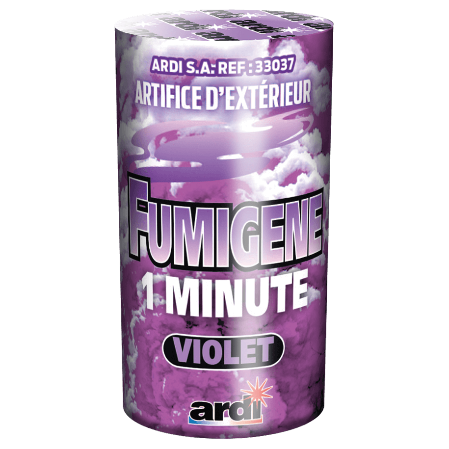 33037 - POTS FUMIGÈNE 1MN VIOLET