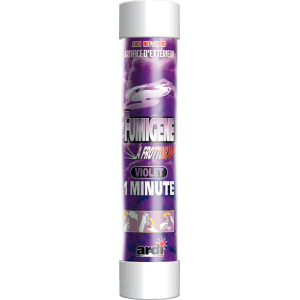 33097 - TUBE FUMIGÈNE À FROTTOIR 1MN VIOLET