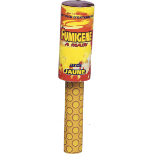 33023 - FUMIGÈNE À MAIN JAUNE 45sec