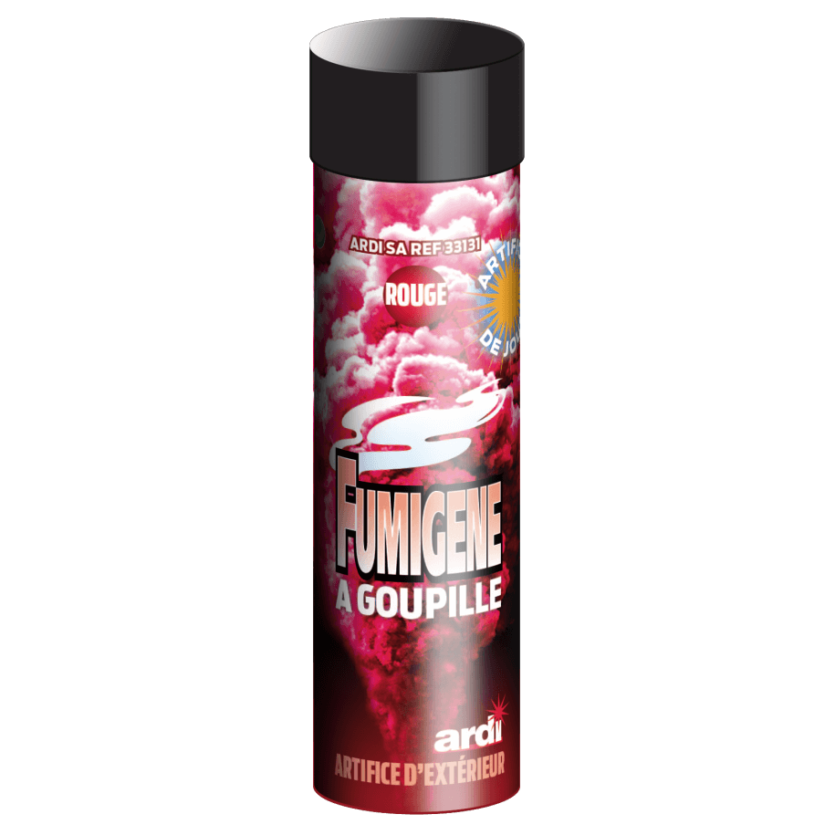 33131 - FUMIGÈNE À GOUPILLE 1 MN ROUGE