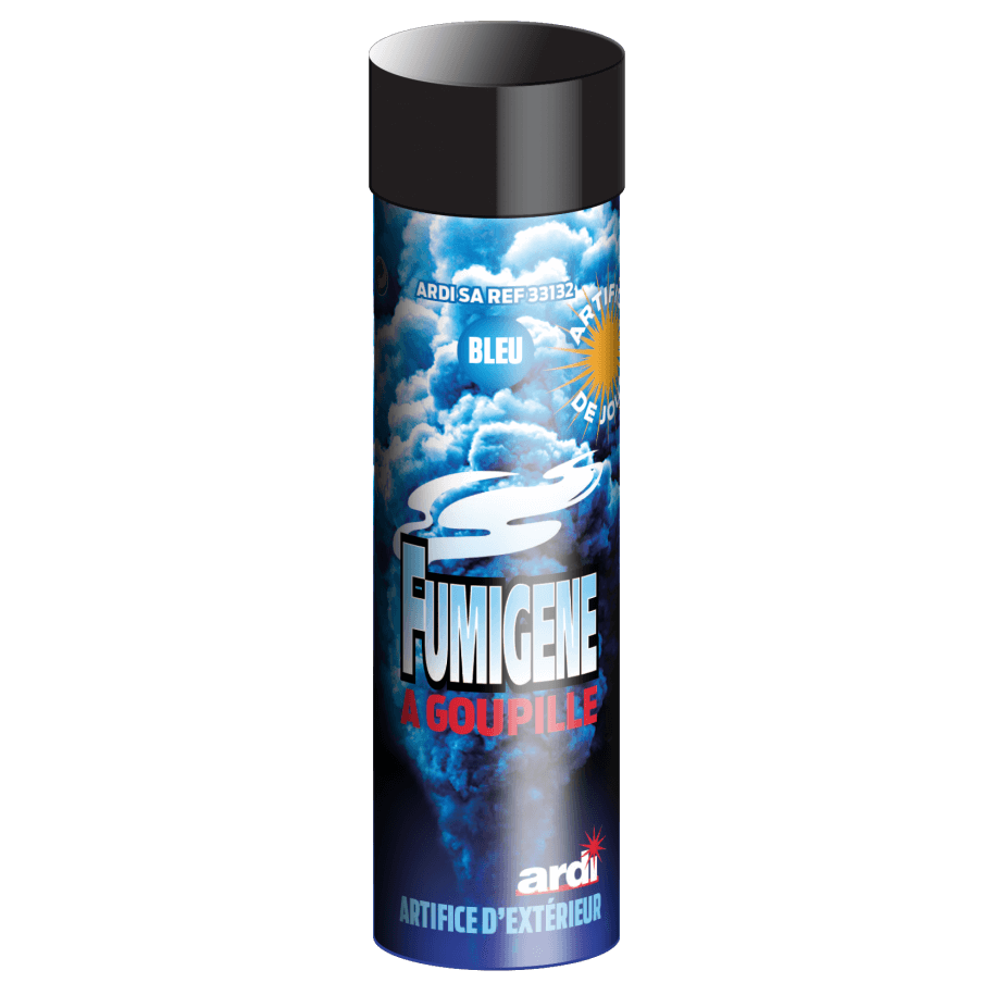 33132 - FUMIGÈNE À GOUPILLE 1 MN BLEU