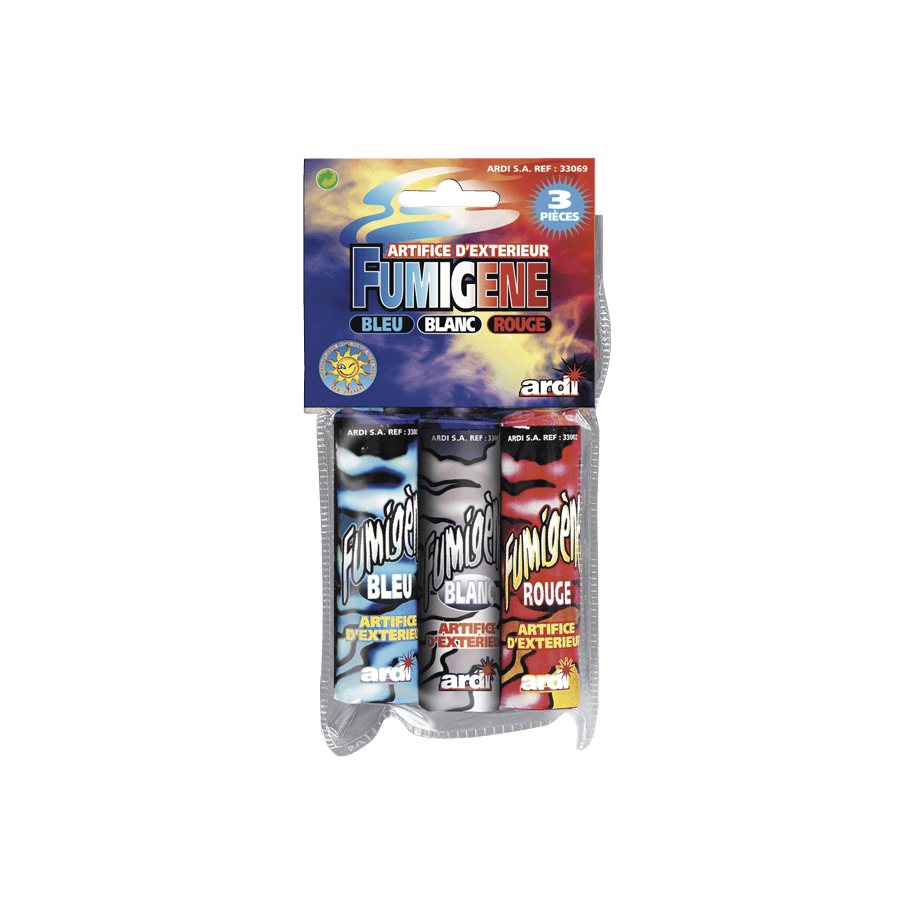 33069 - FUMIGÈNES BLEU BLANC ROUGE