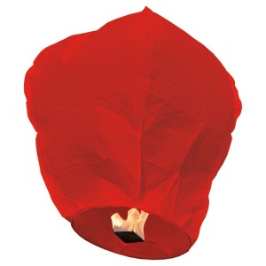 11499 - Lanterne céleste rouge 1 mètre