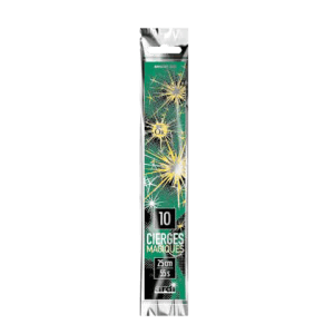 25102 - 10 CIERGES MAGIQUES 25 cm