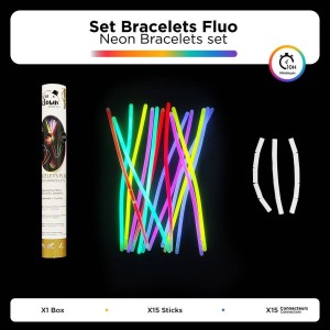 14614 - Bracelets fluorescents - lot de 15