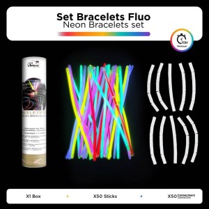 14650 - 50 Bracelets fluorescents