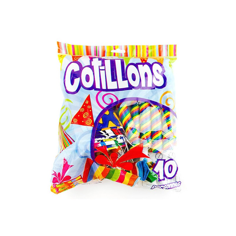 Set Cotillons 10 personnes Sachet cavalier