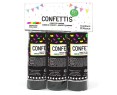 3 canons confettis 12 cm mix NEON FLUO PAPIER DE SOIE 3 canons confettis 12 cm mix NEON FLUO PAPIER DE SOIE