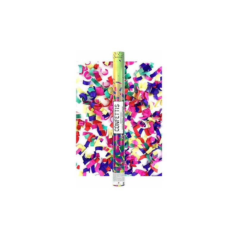 Canon à confettis 60cm Papier Multicolore Canon à confettis 60cm Papier Multicolore