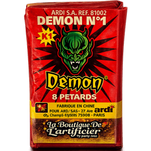 81102 - 8 PETARDS DEMON NUMERO 1