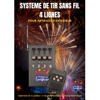 52104P - Système d' Allumage à distance pour 4 artifices