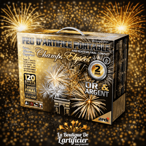 22517LPF - CHAMPS-ÉLYSÉES OR ET ARGENT 2MN