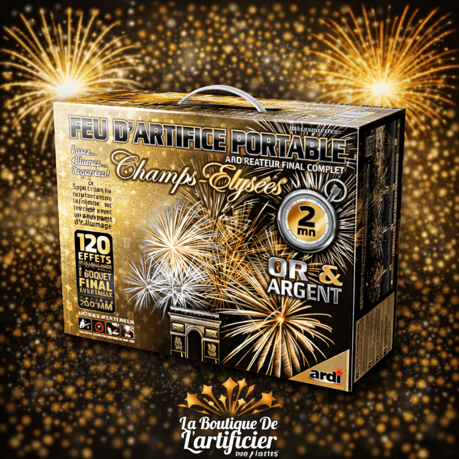 22517LPF - CHAMPS-ÉLYSÉES OR ET ARGENT 2MN