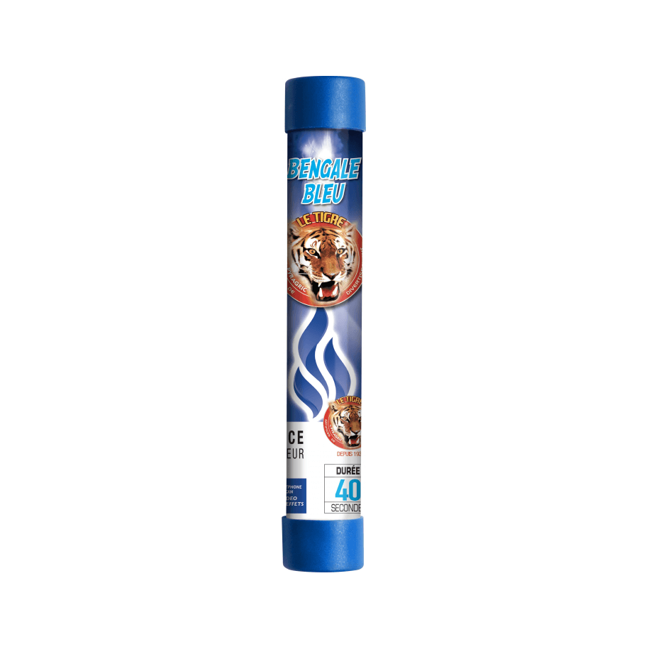 P167258 - Bengale Bleu – Flamme Intense 40 Secondes Le Tigre F1