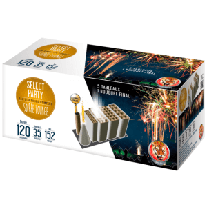 P104388 - Feu automatique Soirée Lounge – Batterie 6 modules – 2 minutes de spectacle F3