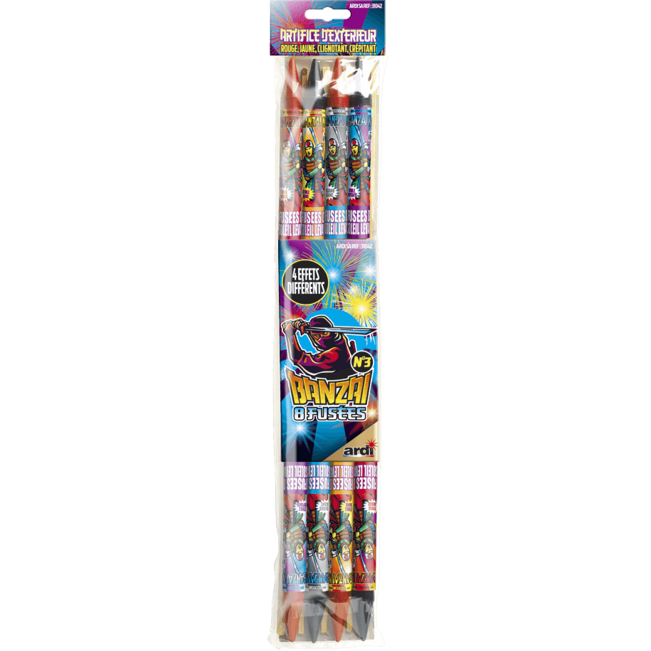 31044 - 8 FUSÉES BANZAÏ N°3