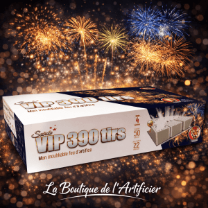 P154832 - Feu d’artifice automatique Soirée VIP 390 tirs – 4 minutes – Batterie spectacle F3
